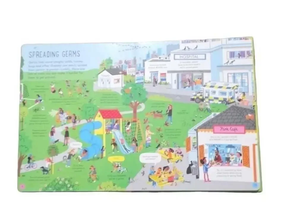 Usborne Flap Book: See Inside Germs STEM